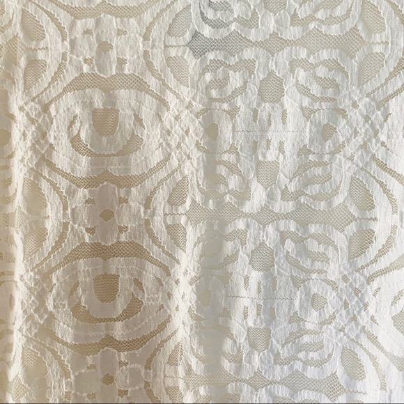 ALFANI•white lace overlay blouse - Picture 7 of 8